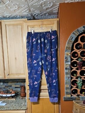 Nike Sportswear Club Fleece Joggers Sweatpants Purple Pink Green Floral Print